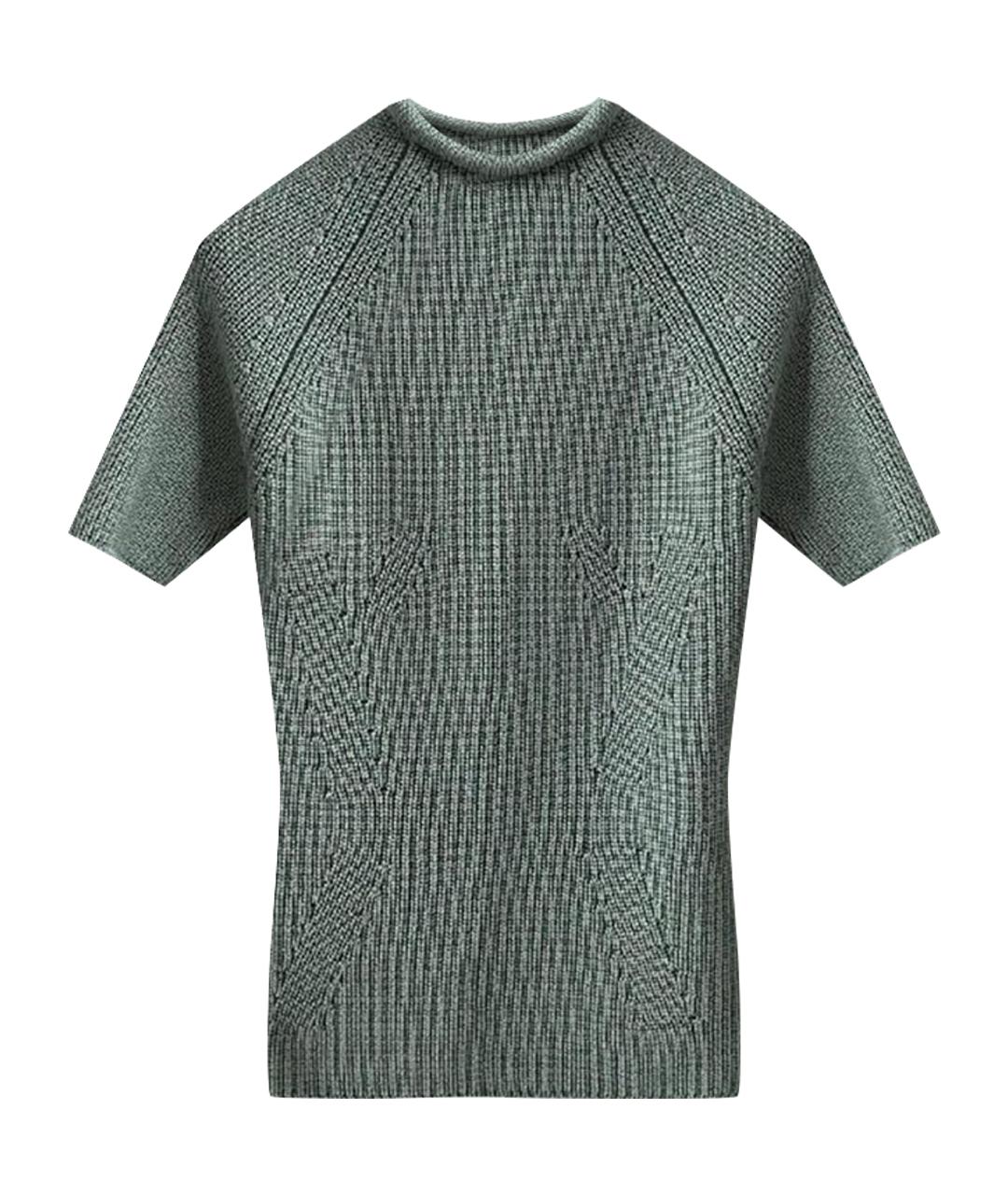 FENDI Голубой вискозный джемпер / свитер, фото 1