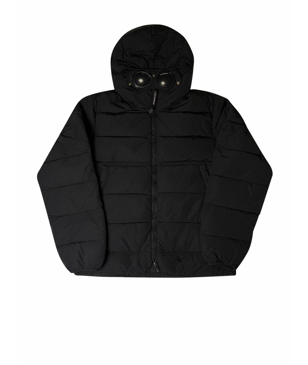 CP COMPANY Черный полиамидовый пуховик, фото 1
