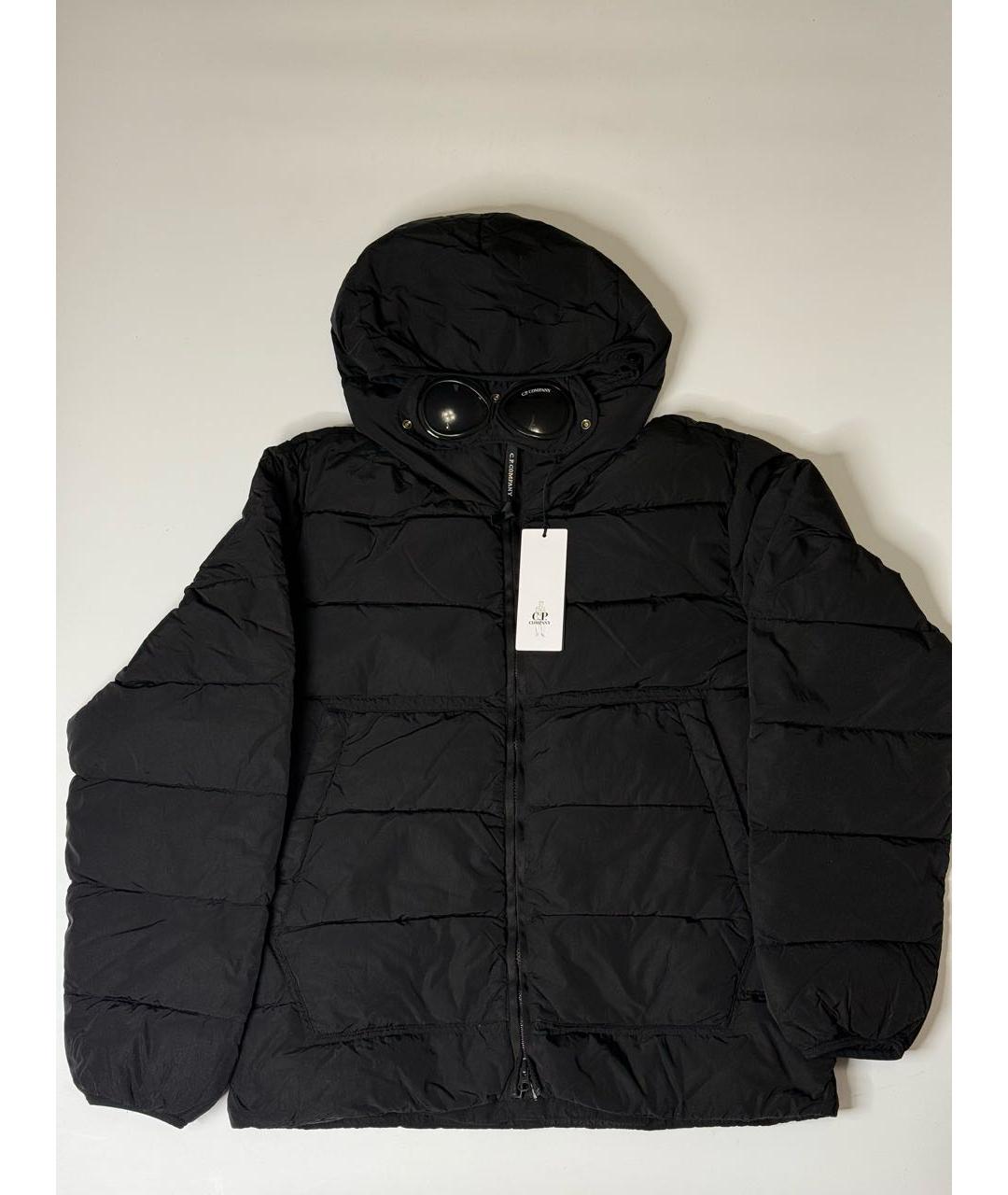 CP COMPANY Черный полиамидовый пуховик, фото 9