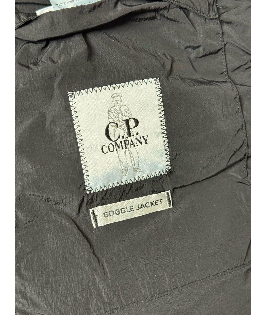 CP COMPANY Черный полиамидовый пуховик, фото 8