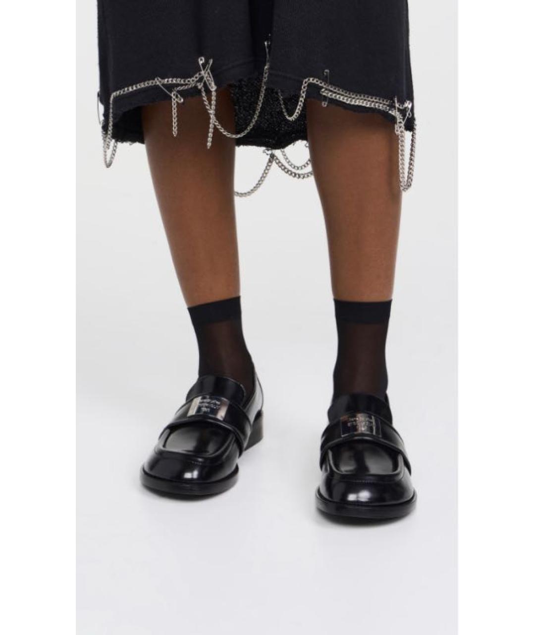 ACNE STUDIOS Черные лоферы из лакированной кожи, фото 4