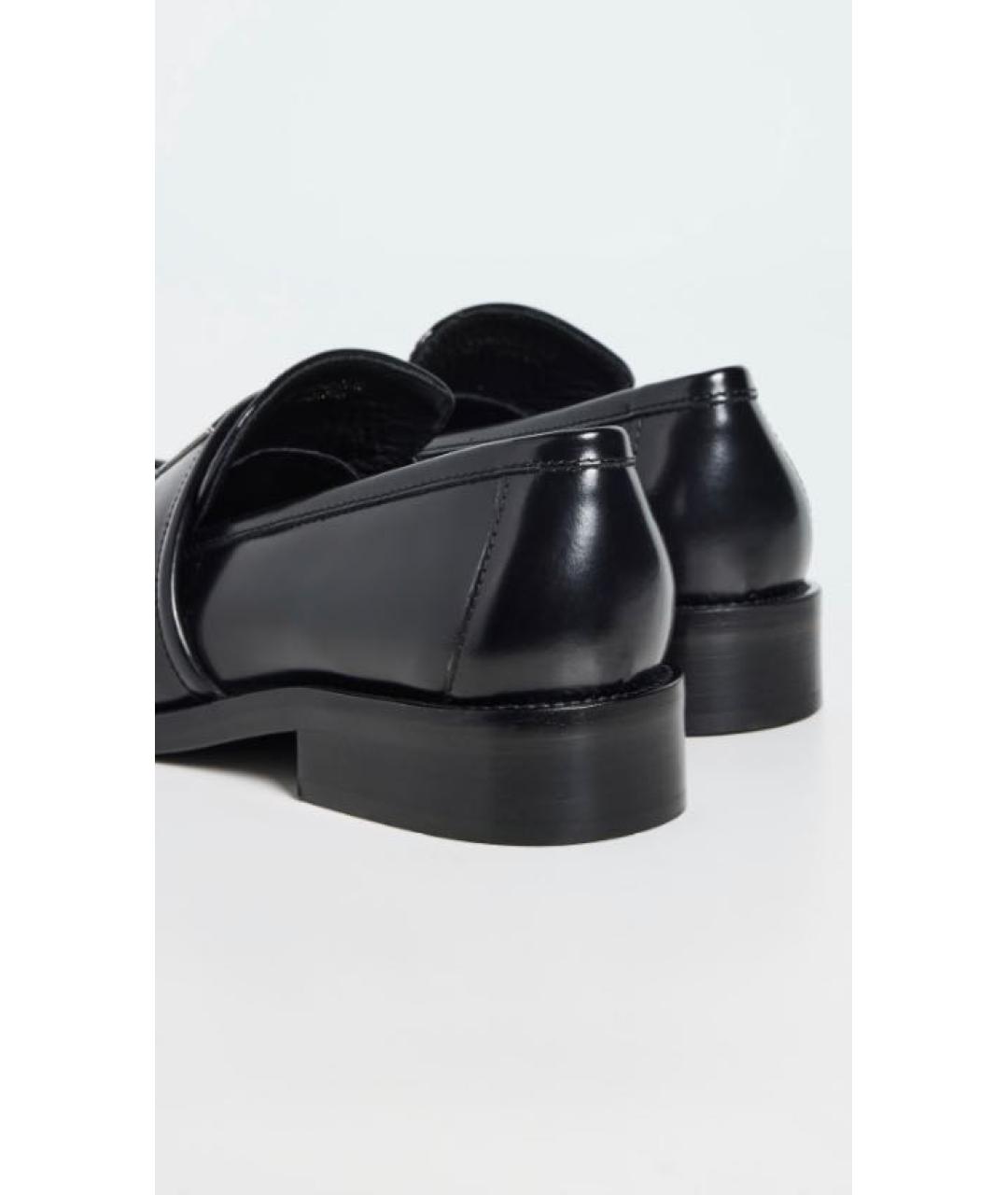ACNE STUDIOS Черные лоферы из лакированной кожи, фото 5