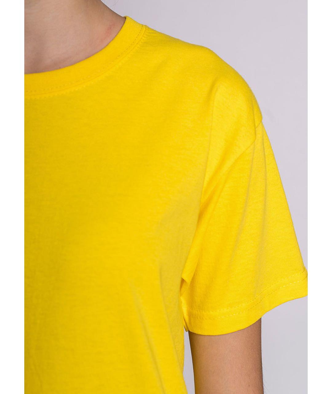 ERIKA CAVALLINI Желтая хлопковая футболка, фото 5