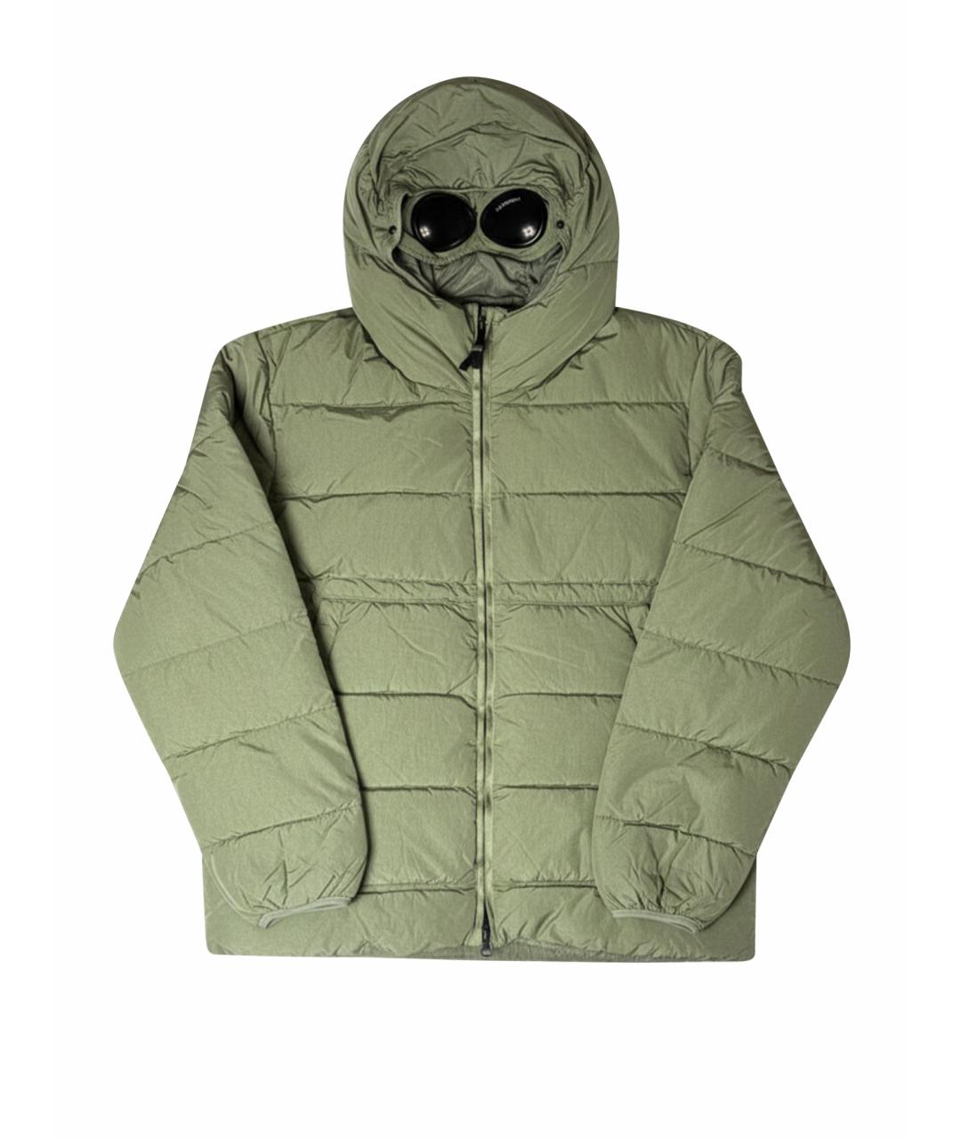 CP COMPANY Зеленый полиамидовый пуховик, фото 1