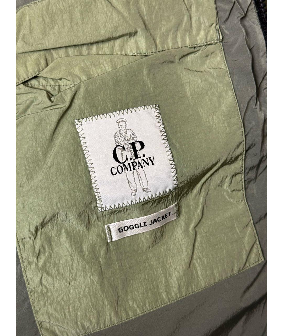 CP COMPANY Зеленый полиамидовый пуховик, фото 7