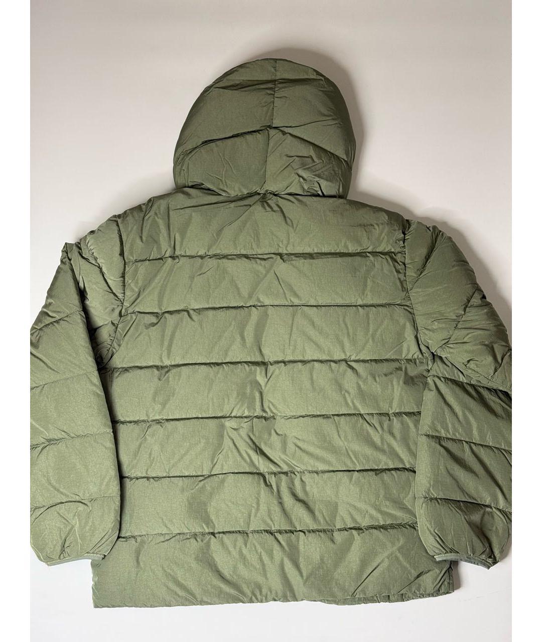 CP COMPANY Зеленый полиамидовый пуховик, фото 3