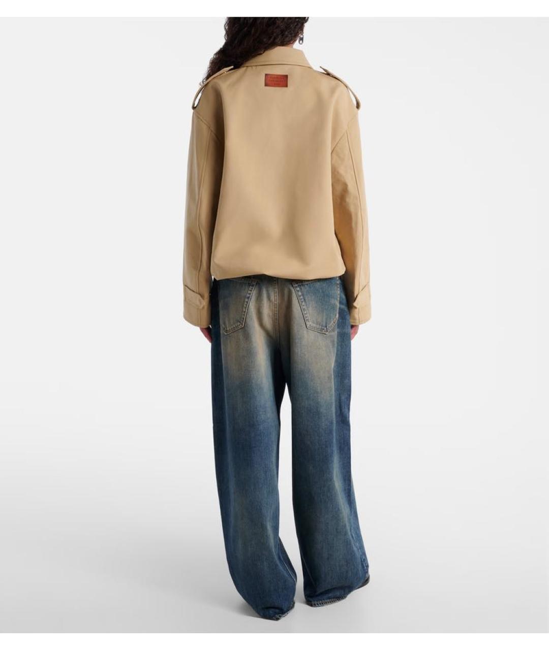 ACNE STUDIOS Бежевая хлопковая куртка, фото 3