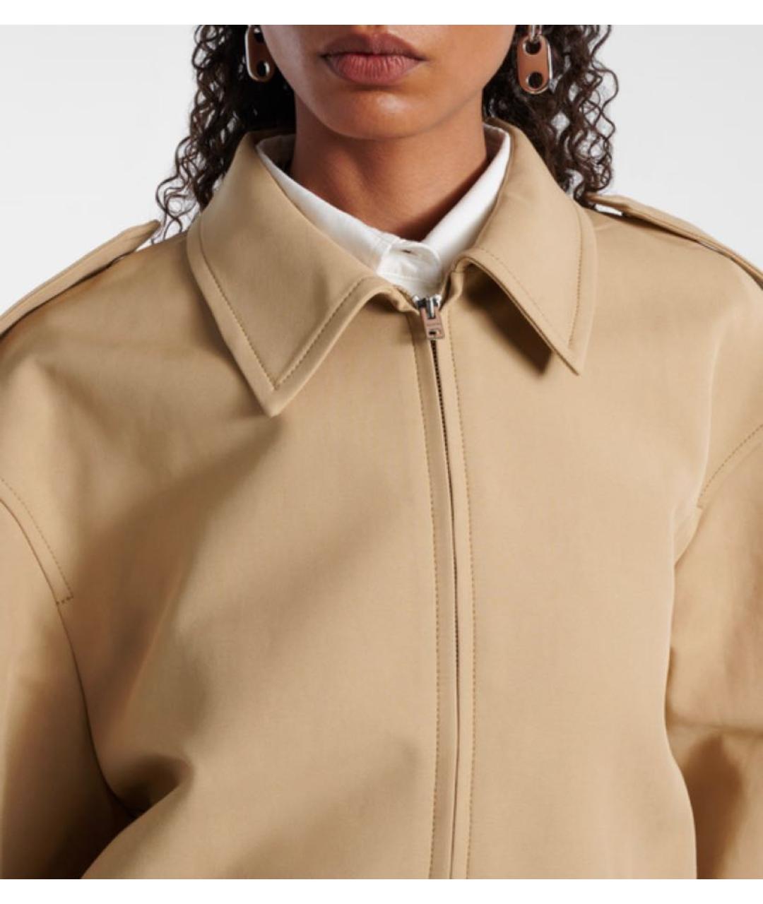 ACNE STUDIOS Бежевая хлопковая куртка, фото 5