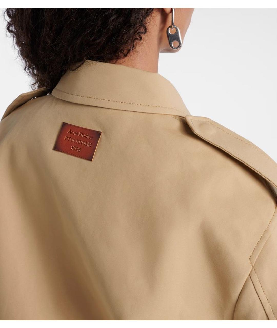 ACNE STUDIOS Бежевая хлопковая куртка, фото 6