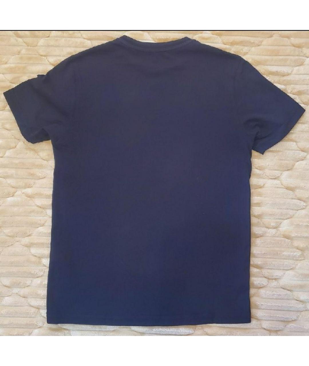 DSQUARED2 Синяя хлопковая футболка, фото 2