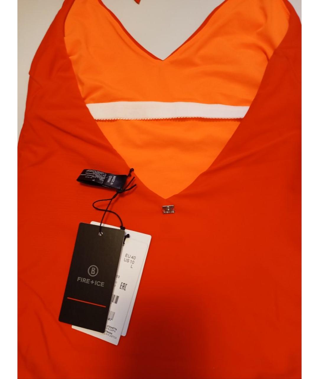 BOGNER Красный полиамидовый купальник, фото 3