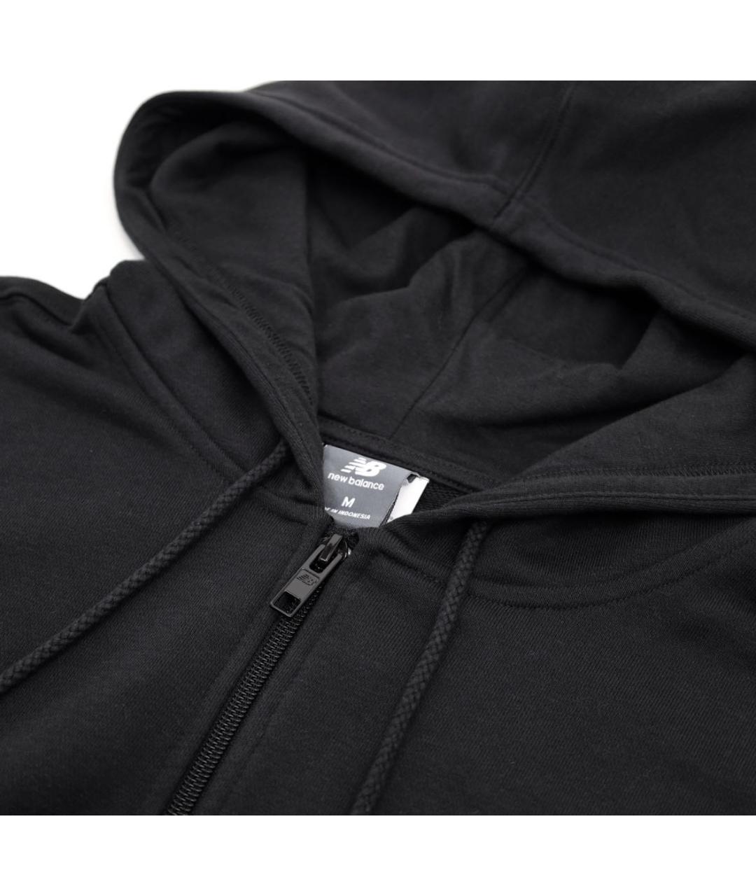 NEW BALANCE Черный хлопко-эластановый спортивный костюм, фото 3