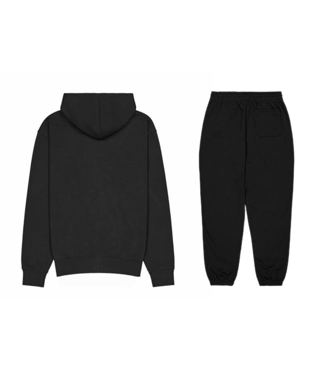 NEW BALANCE Черный хлопко-эластановый спортивный костюм, фото 2