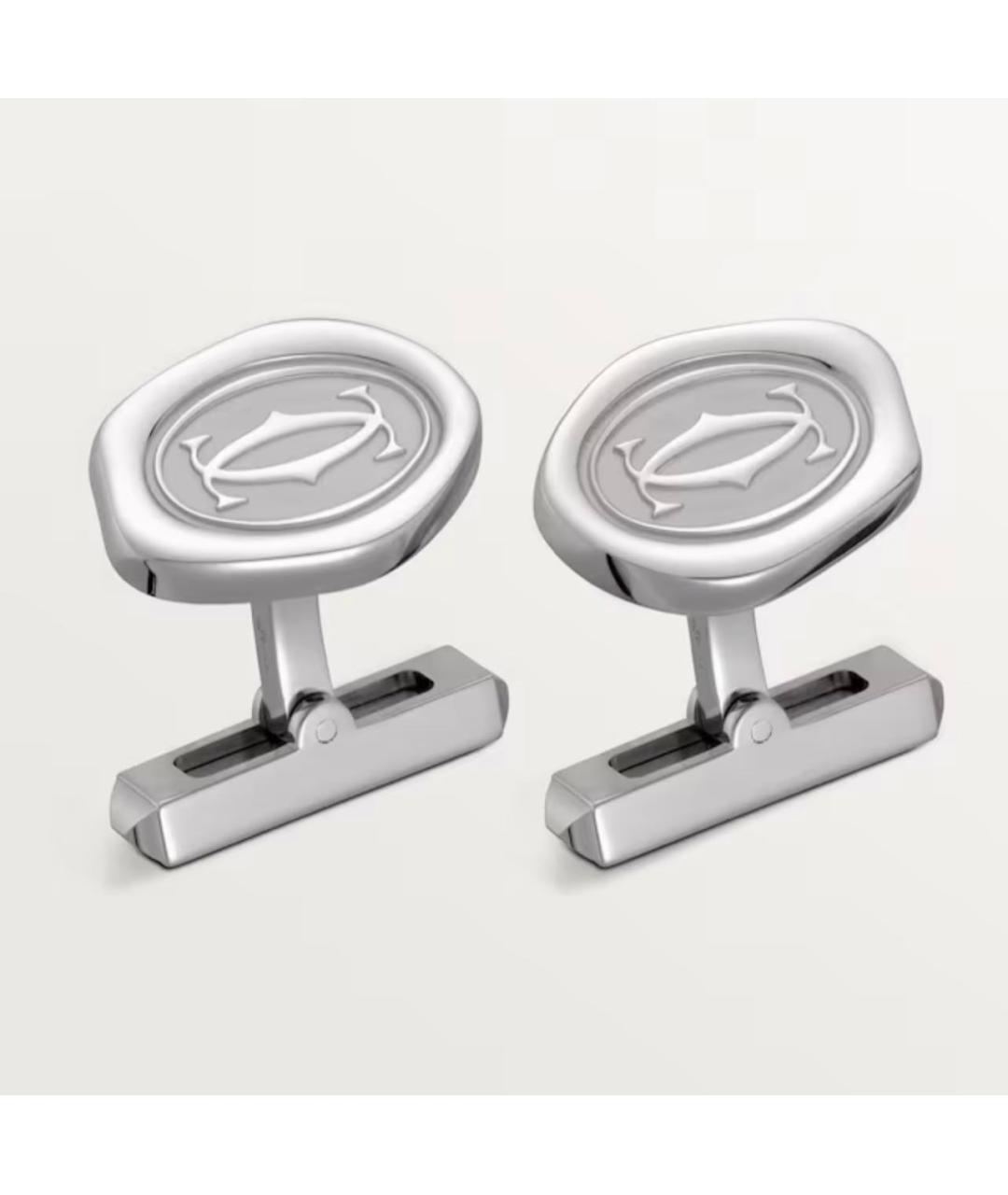 CARTIER Серебряные серебряные запонки, фото 3