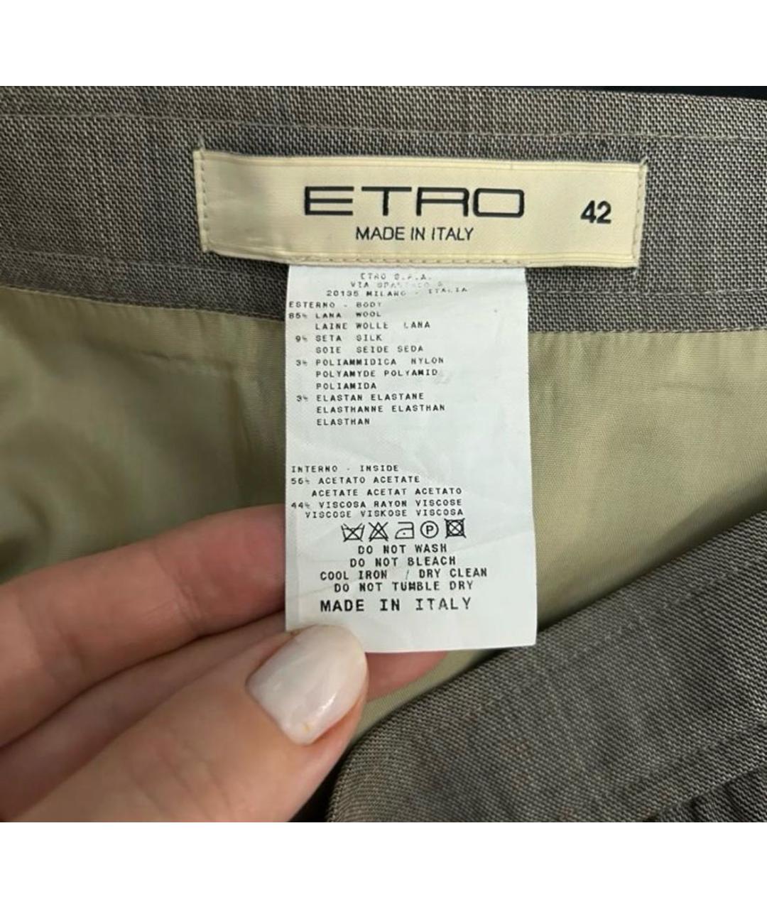 ETRO Шерстяная юбка миди, фото 2