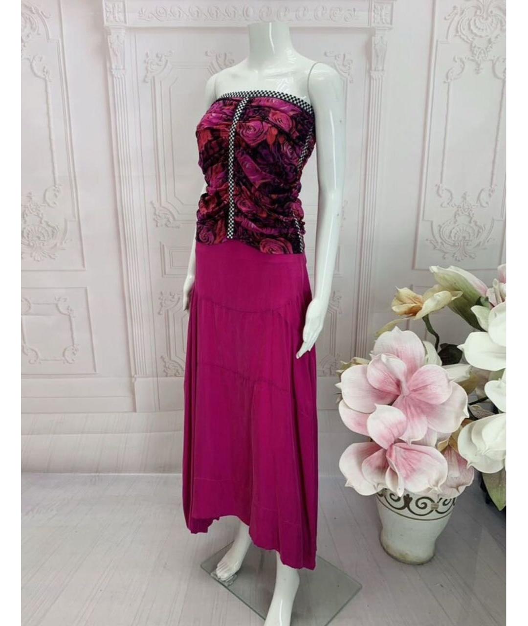 DOLCE&GABBANA Мульти шелковая майка, фото 5