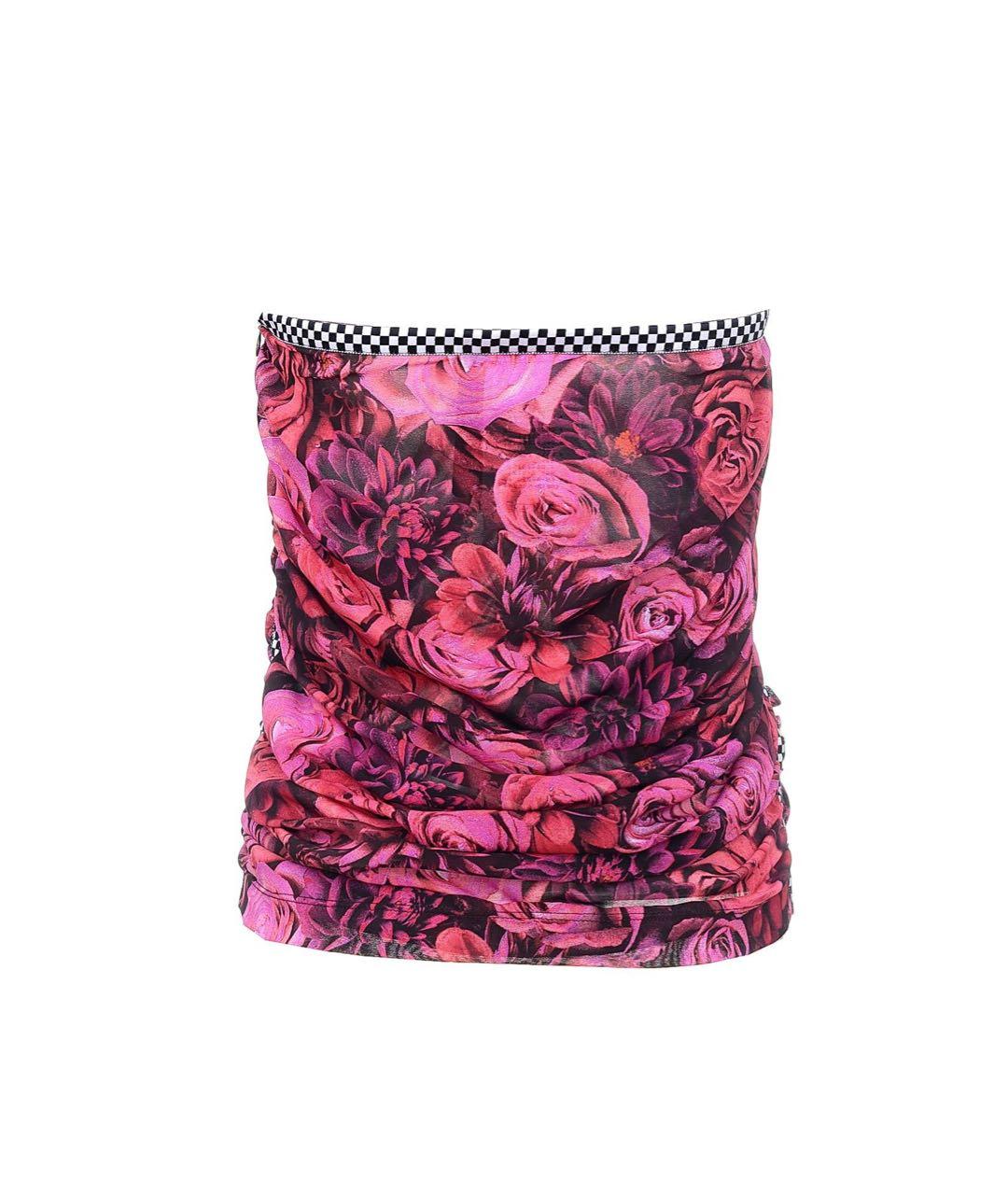 DOLCE&GABBANA Мульти шелковая майка, фото 2