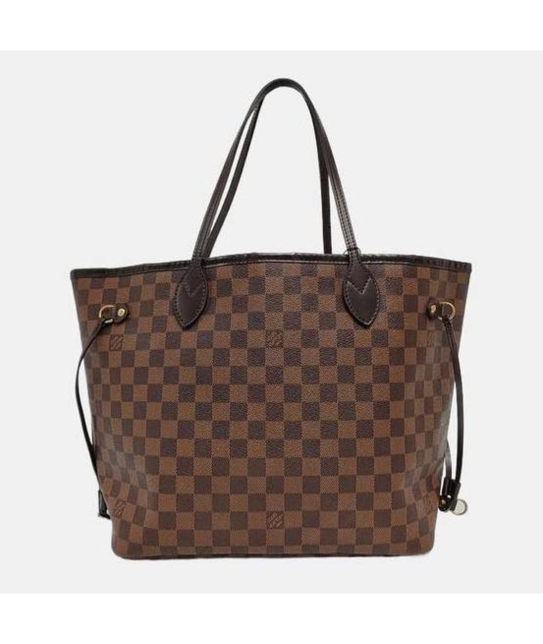 LOUIS VUITTON Коричневая сумка с короткими ручками, фото 3