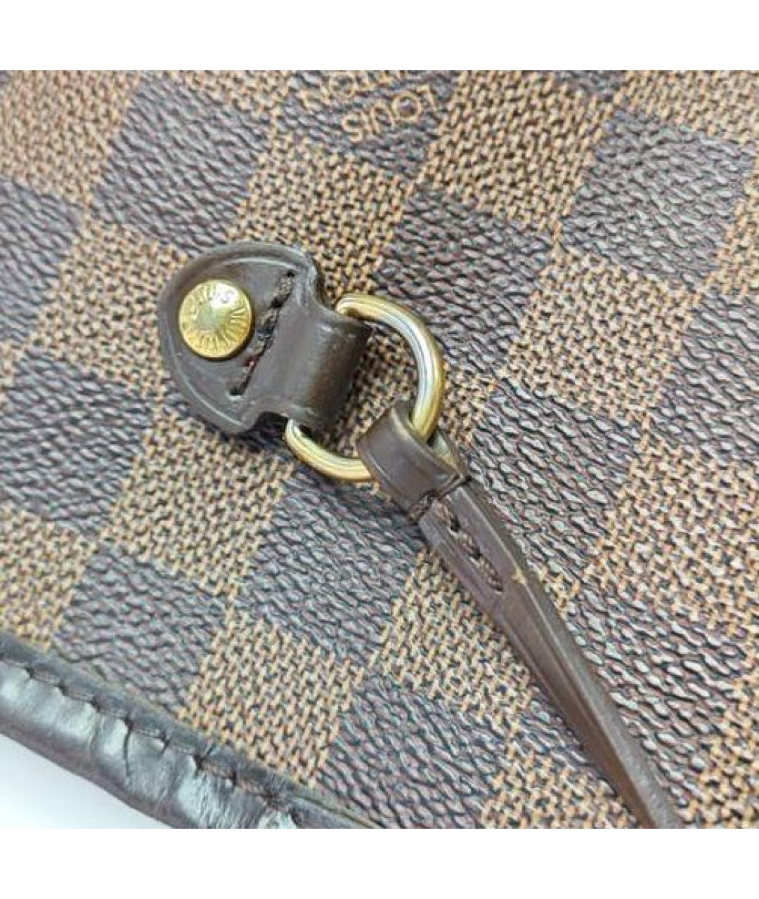 LOUIS VUITTON Коричневая сумка с короткими ручками, фото 7