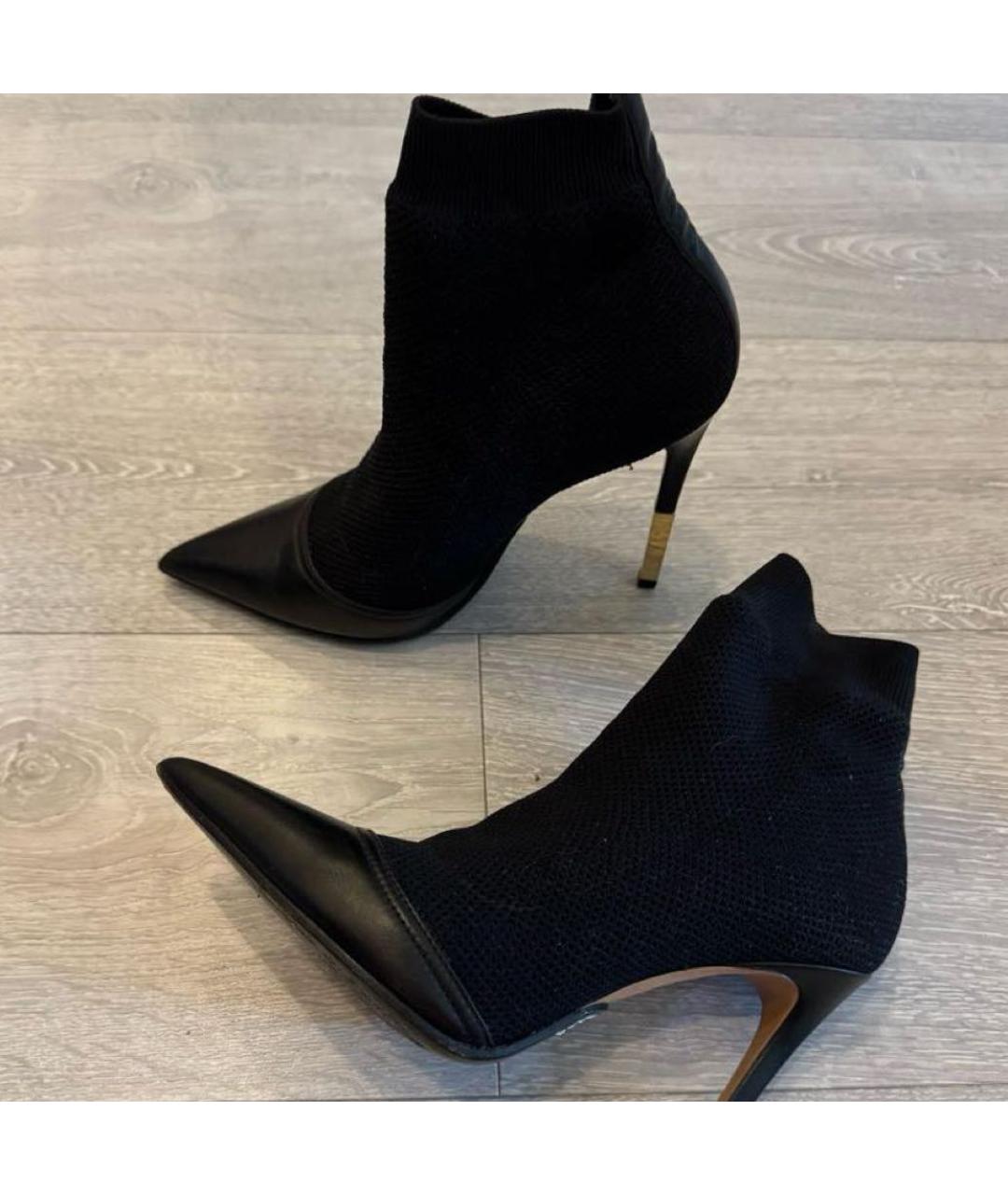 BALMAIN Черные ботильоны, фото 4