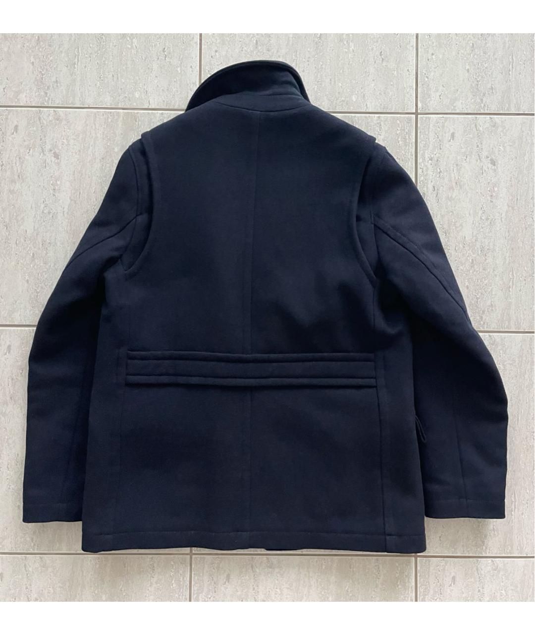 LANVIN Темно-синяя шерстяная куртка, фото 2