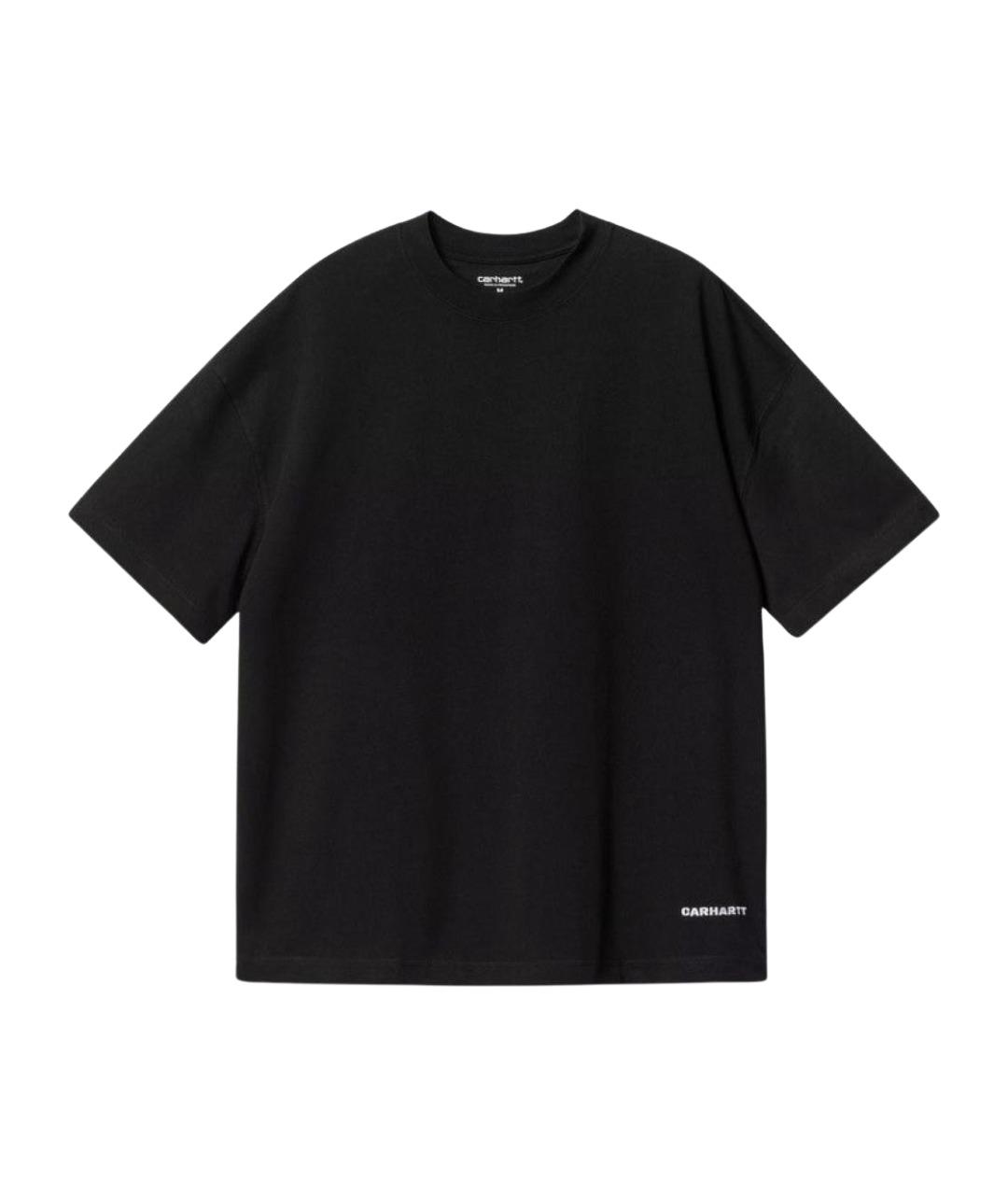 CARHARTT WIP Черная хлопковая футболка, фото 1