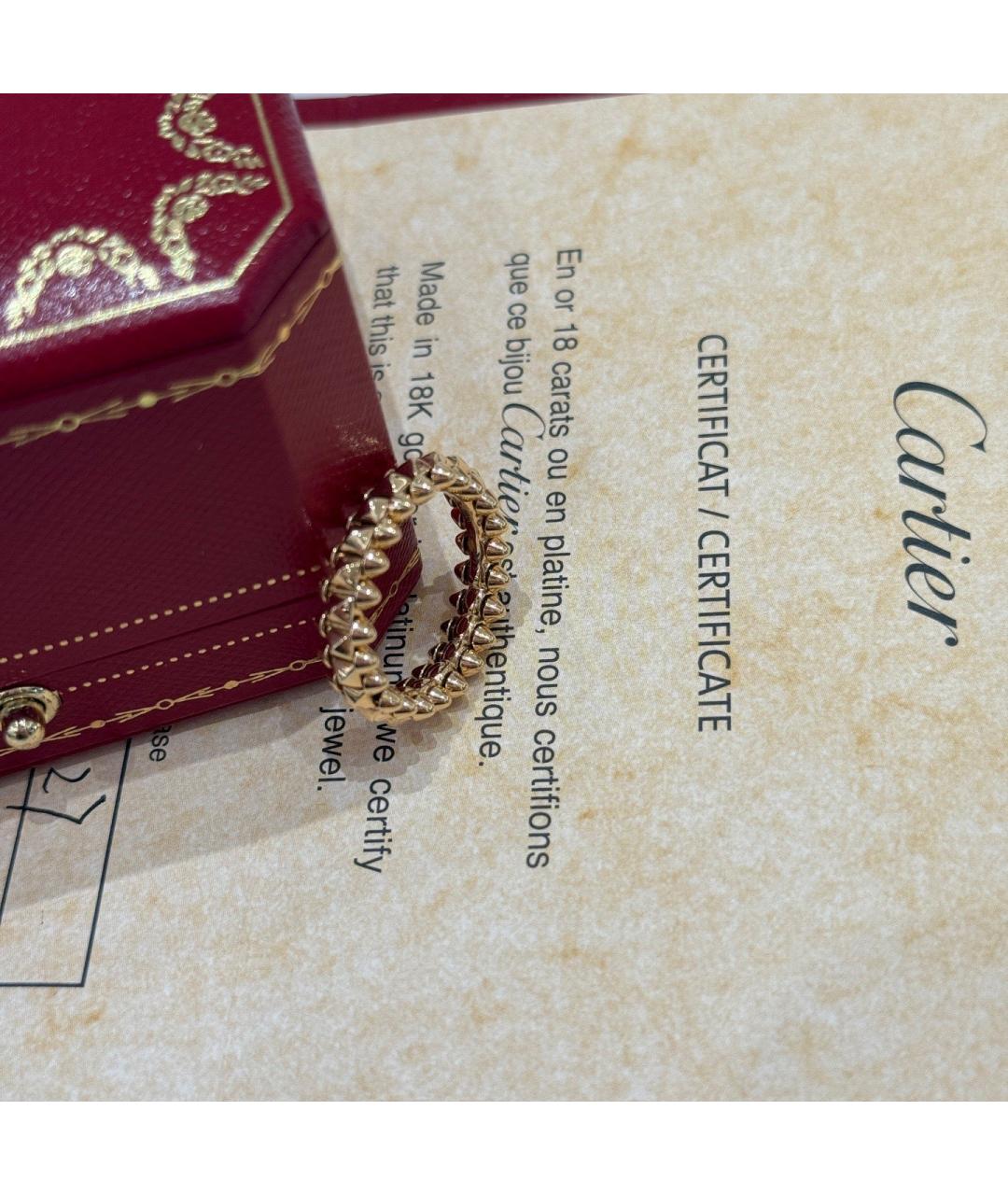 CARTIER Золотое кольцо из розового золота, фото 3