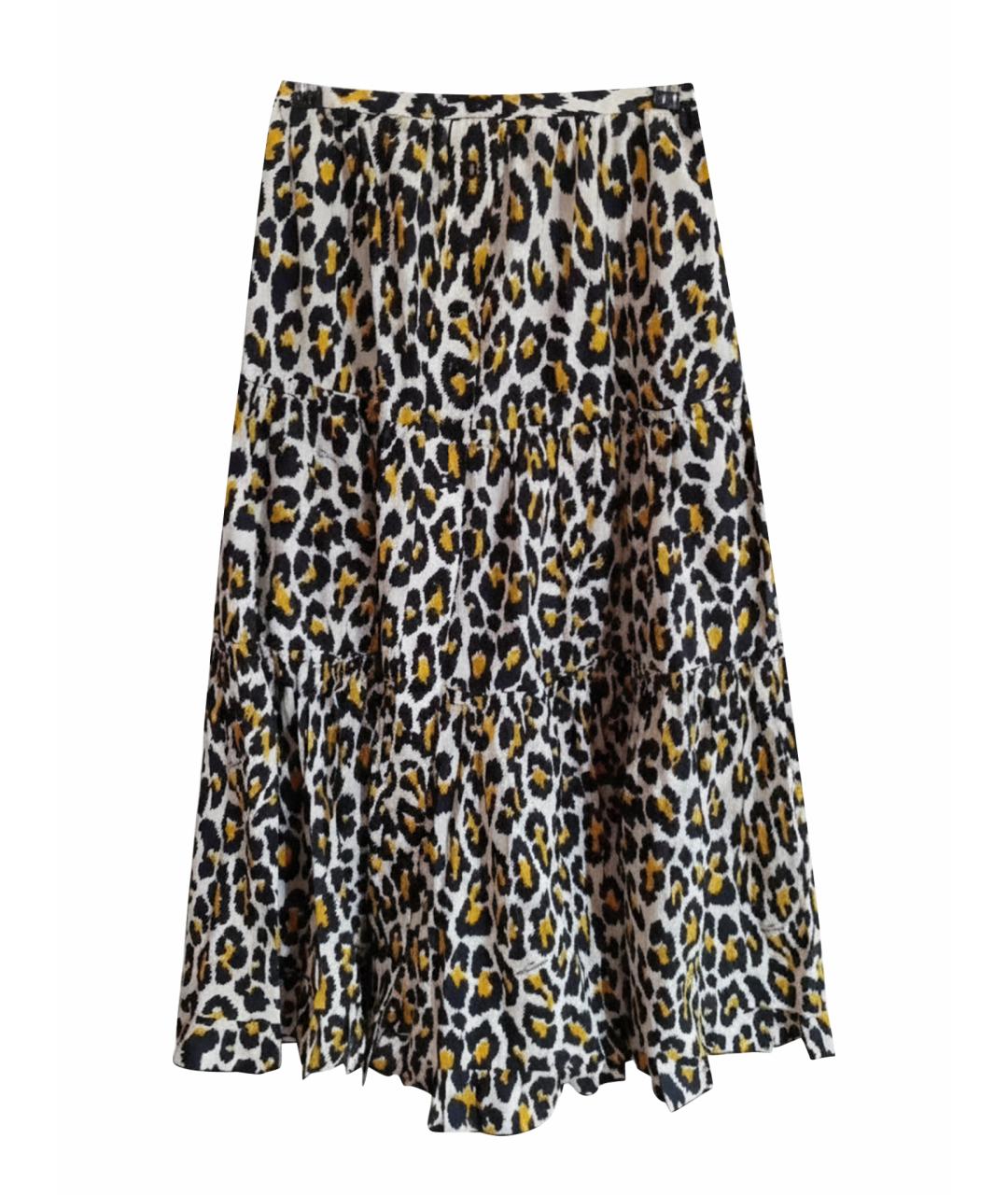 MARC JACOBS Черная хлопковая юбка миди, фото 1