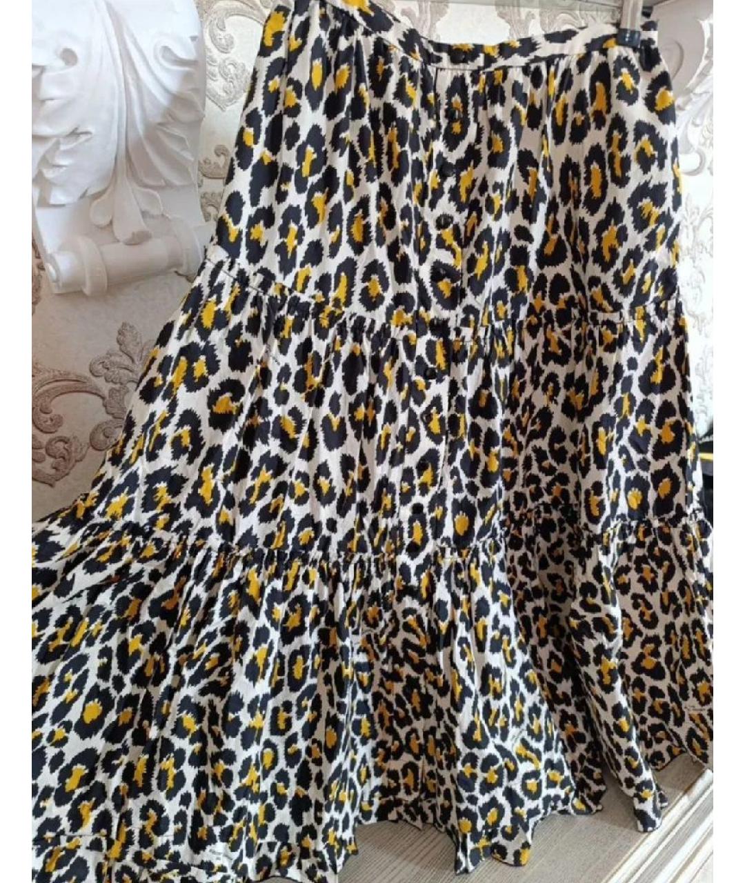 MARC JACOBS Черная хлопковая юбка миди, фото 2