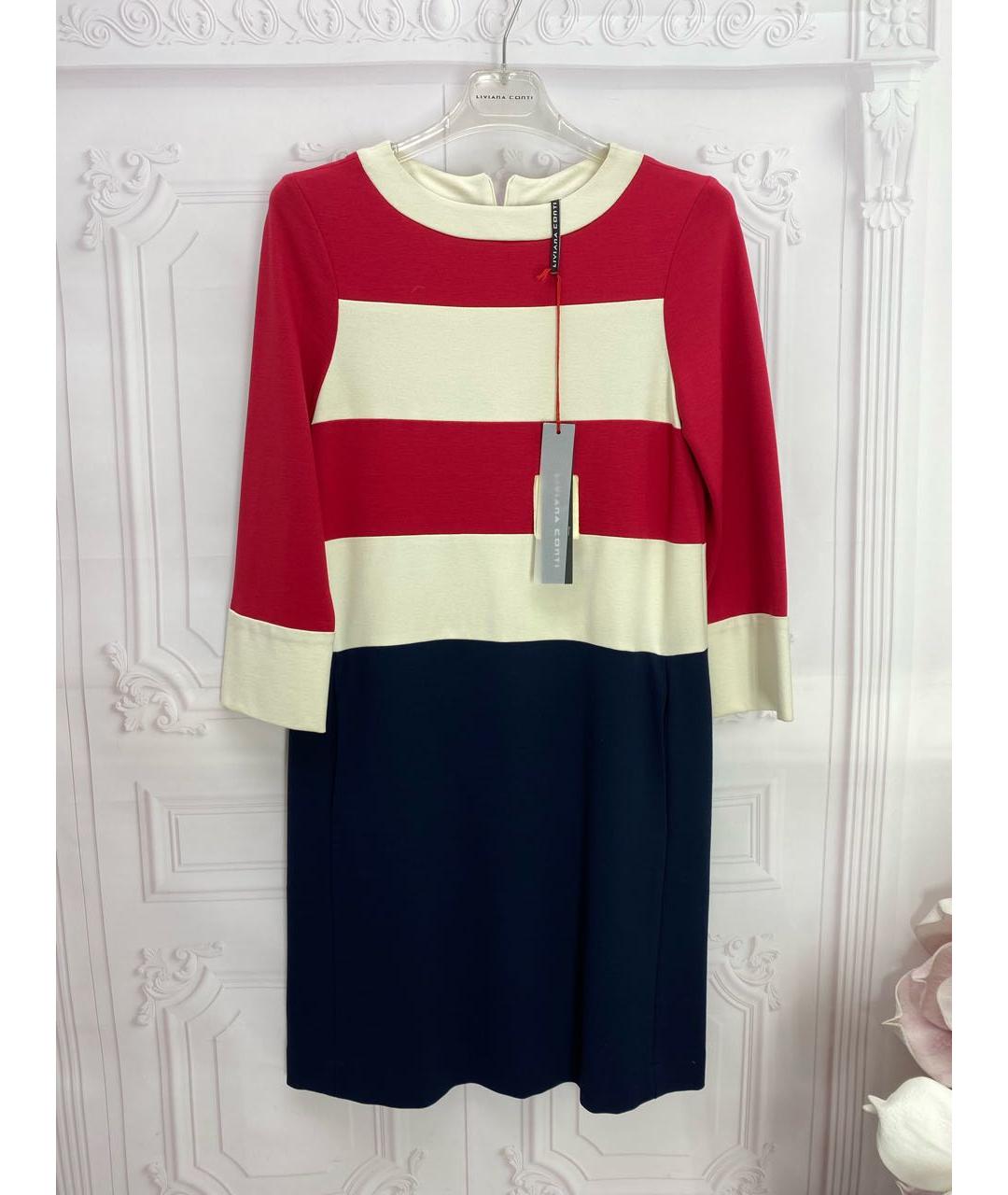 LIVIANA CONTI Мульти вискозное повседневное платье, фото 8