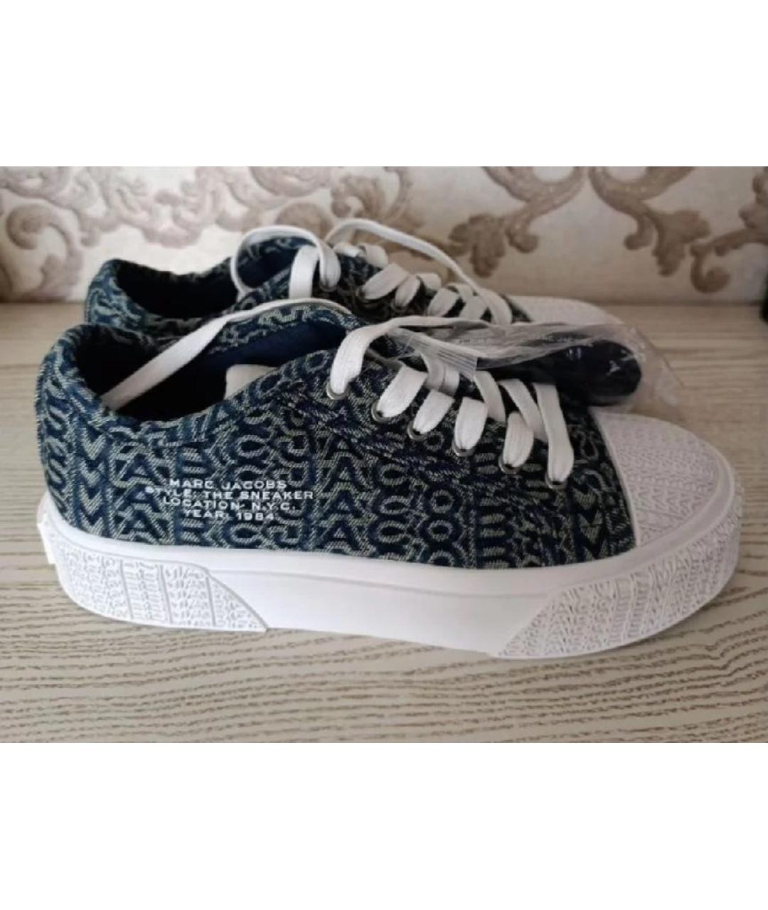 MARC JACOBS Синие текстильные кеды, фото 6