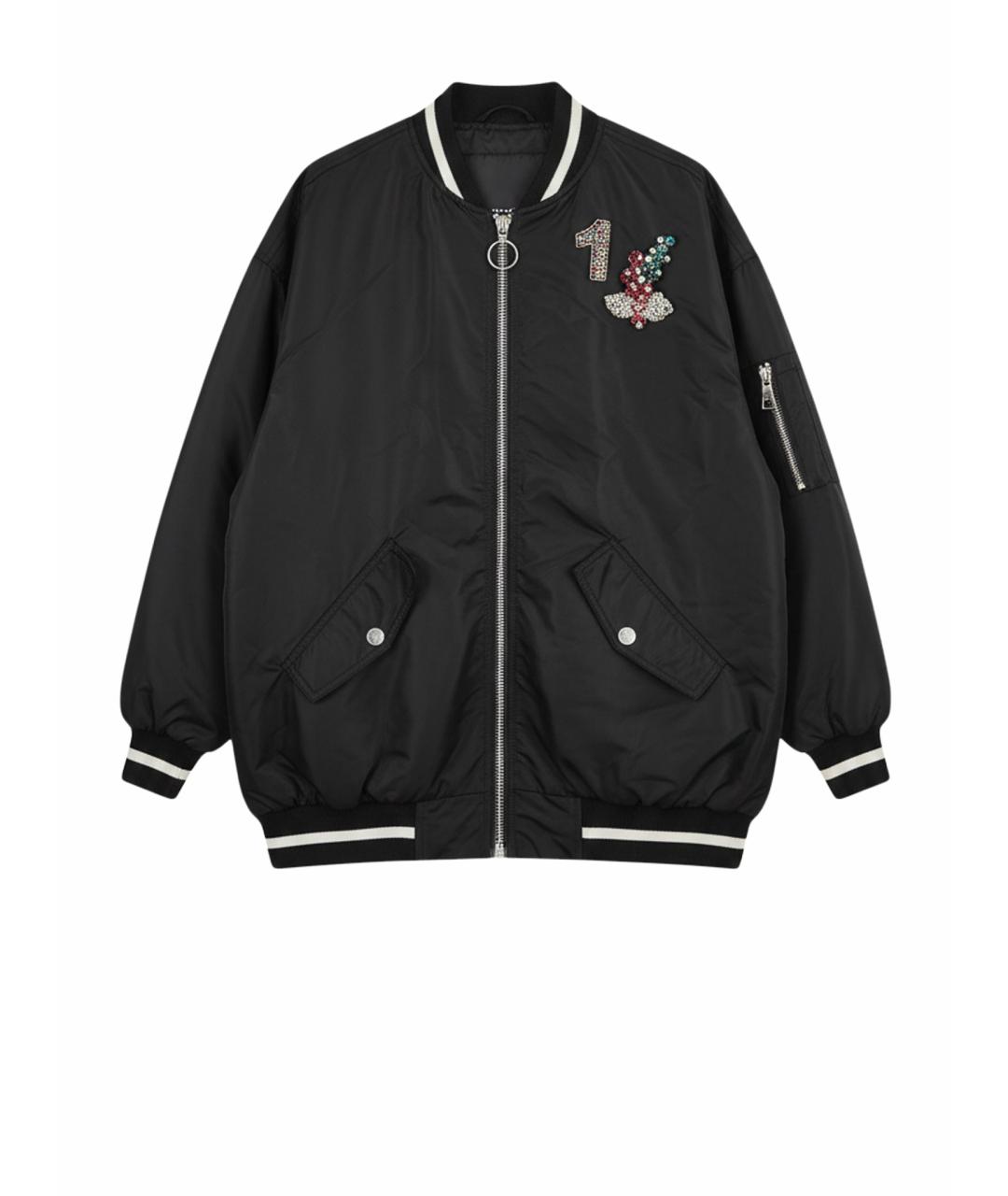 ERMANNO SCERVINO Черная полиэстеровая куртка, фото 1