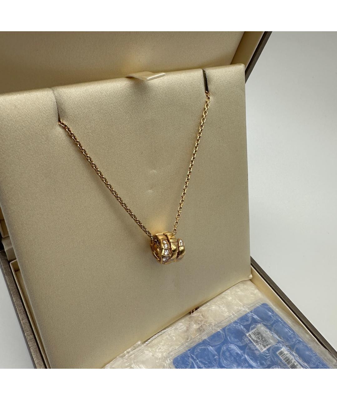 BVLGARI Золотое колье из розового золота, фото 3