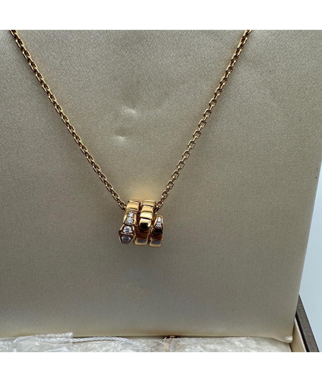 BVLGARI Золотое колье из розового золота, фото 6