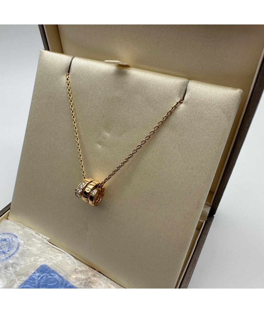 BVLGARI Золотое колье из розового золота, фото 4