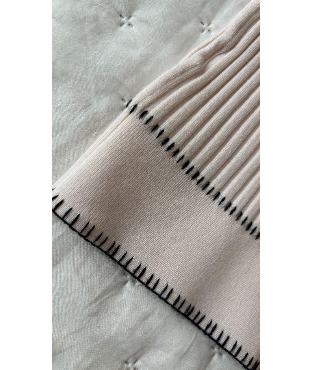 KHAITE Бежевый шерстяной кардиган, фото 4