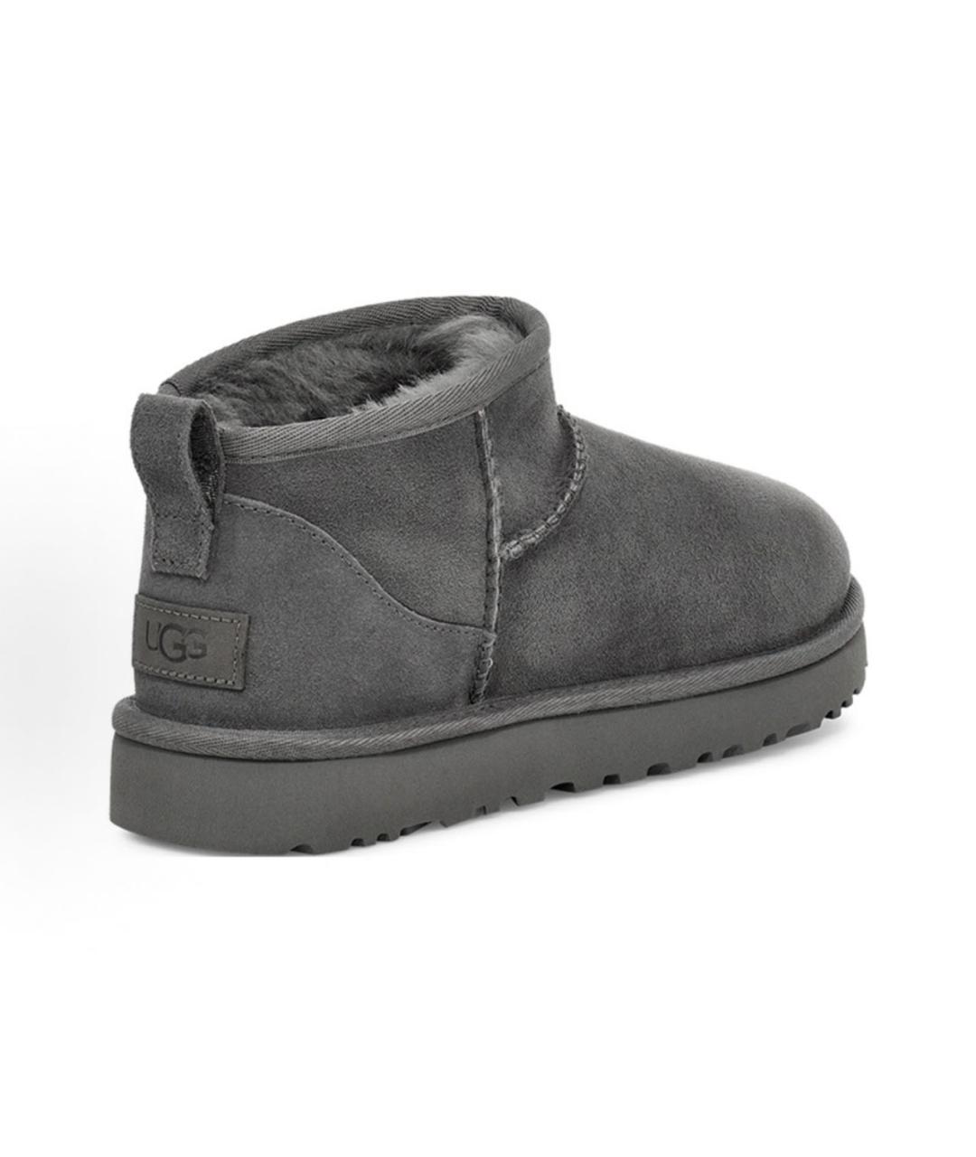 UGG AUSTRALIA Антрацитовые замшевые ботинки, фото 4
