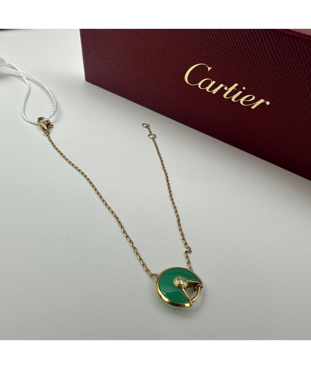 CARTIER Зеленый браслет из розового золота, фото 4
