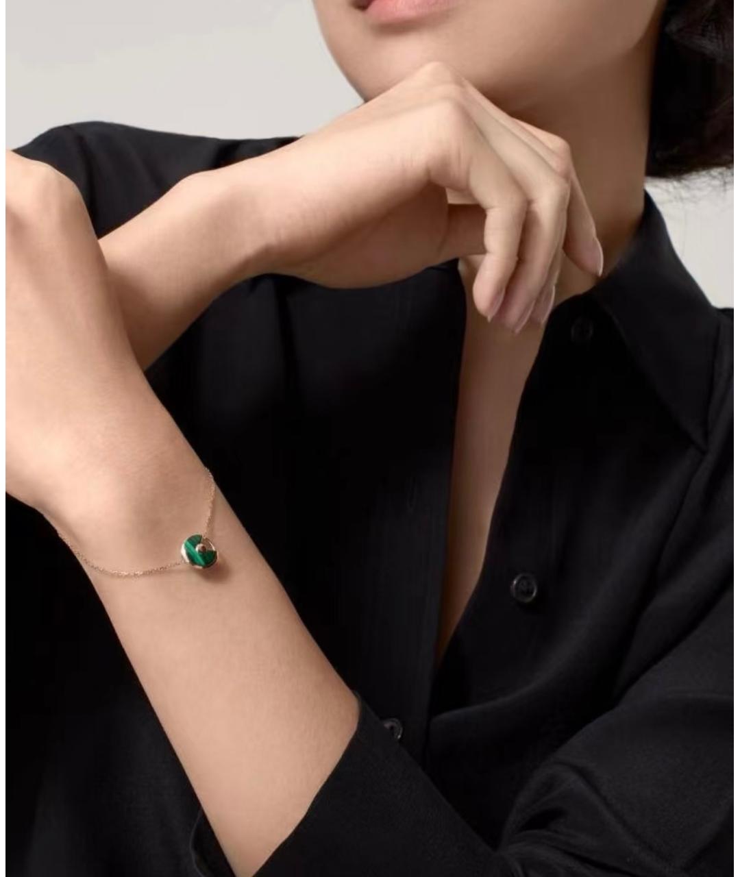 CARTIER Зеленый браслет из розового золота, фото 7