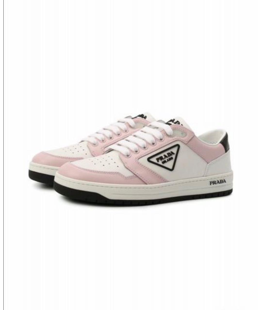 PRADA Мульти кожаные кеды, фото 2