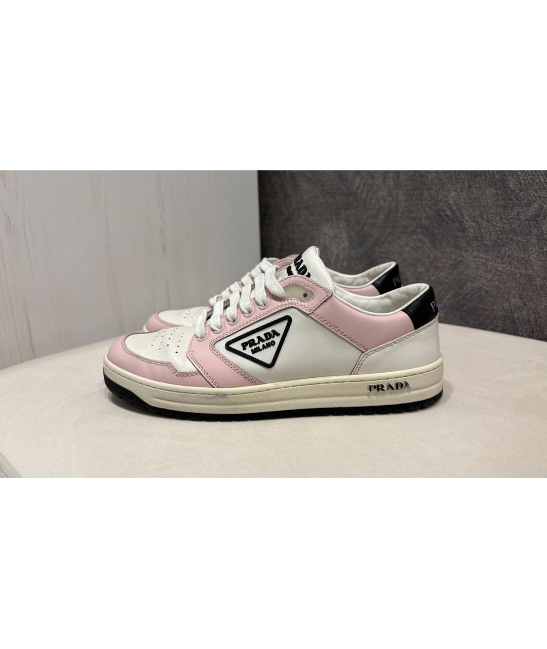 PRADA Мульти кожаные кеды, фото 6