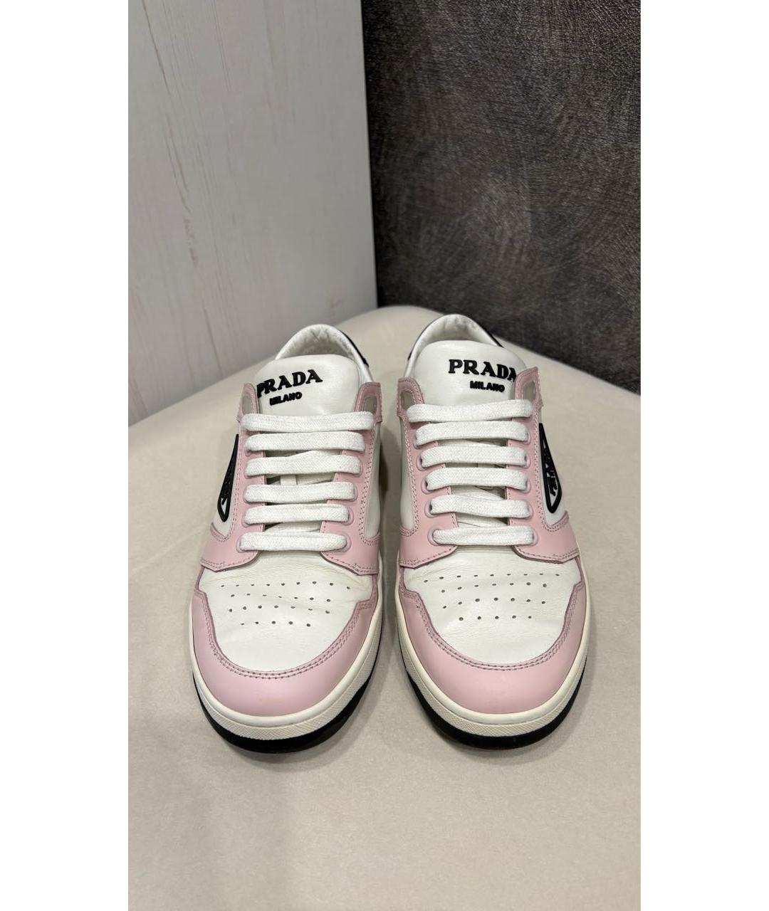 PRADA Мульти кожаные кеды, фото 3