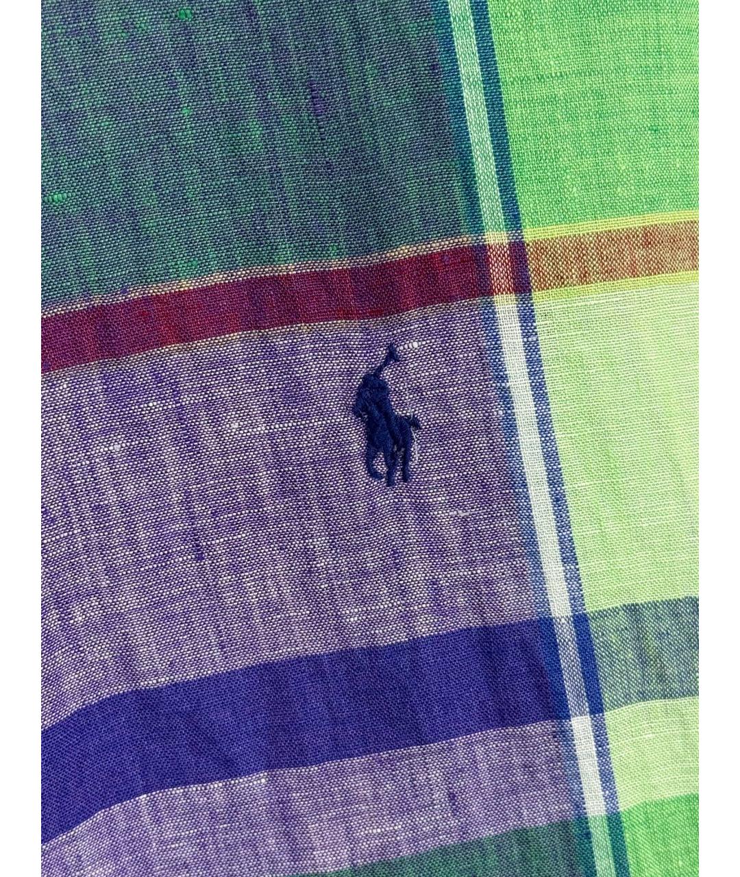 POLO RALPH LAUREN Мульти льняная кэжуал рубашка, фото 3