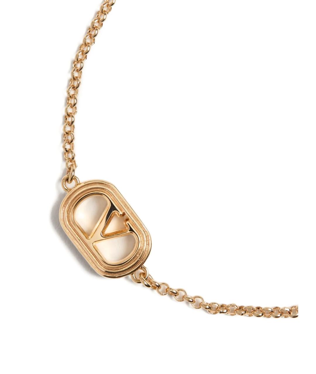 VALENTINO Золотой металлический браслет, фото 2