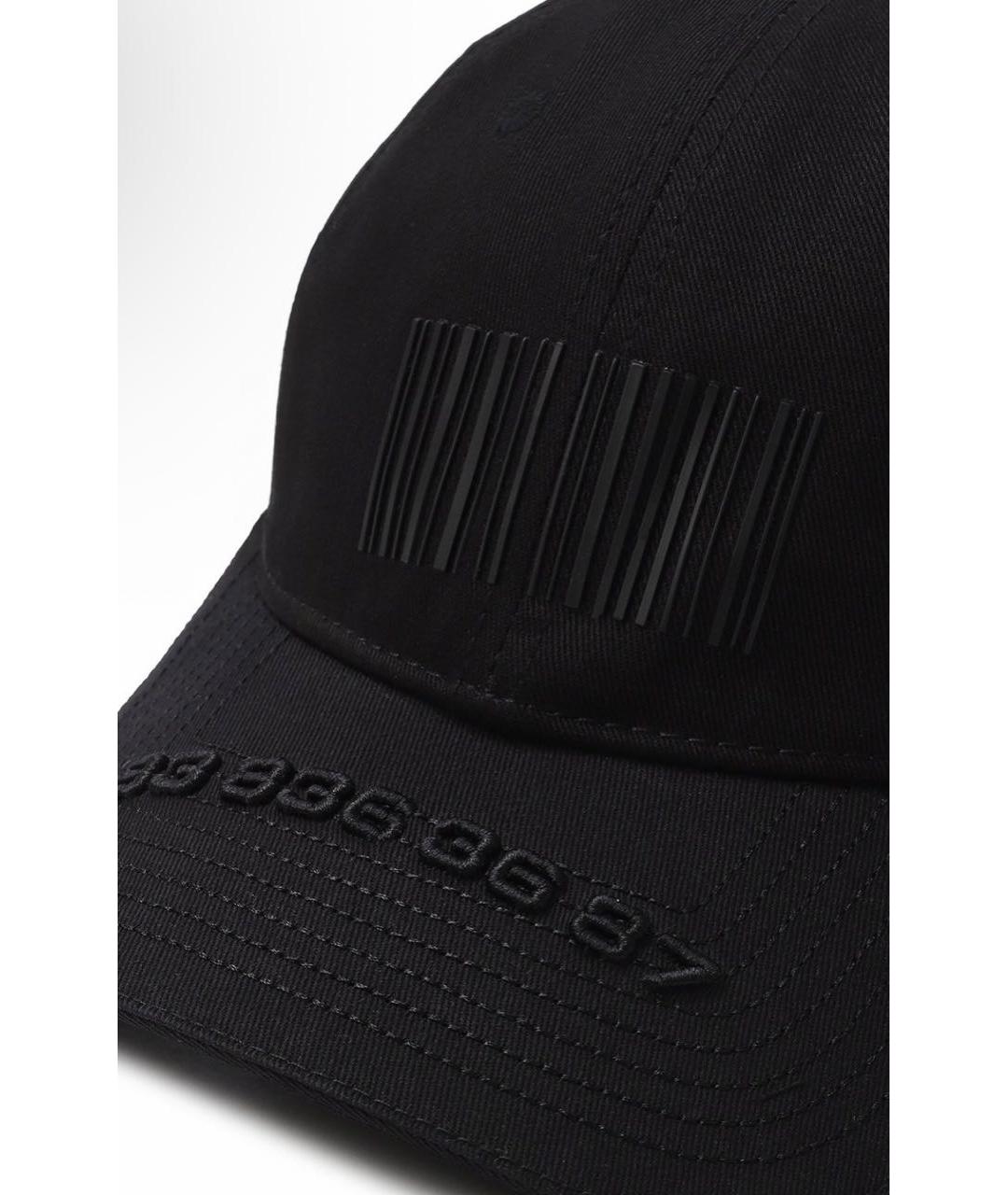 VTMNTS Черная хлопковая кепка, фото 6