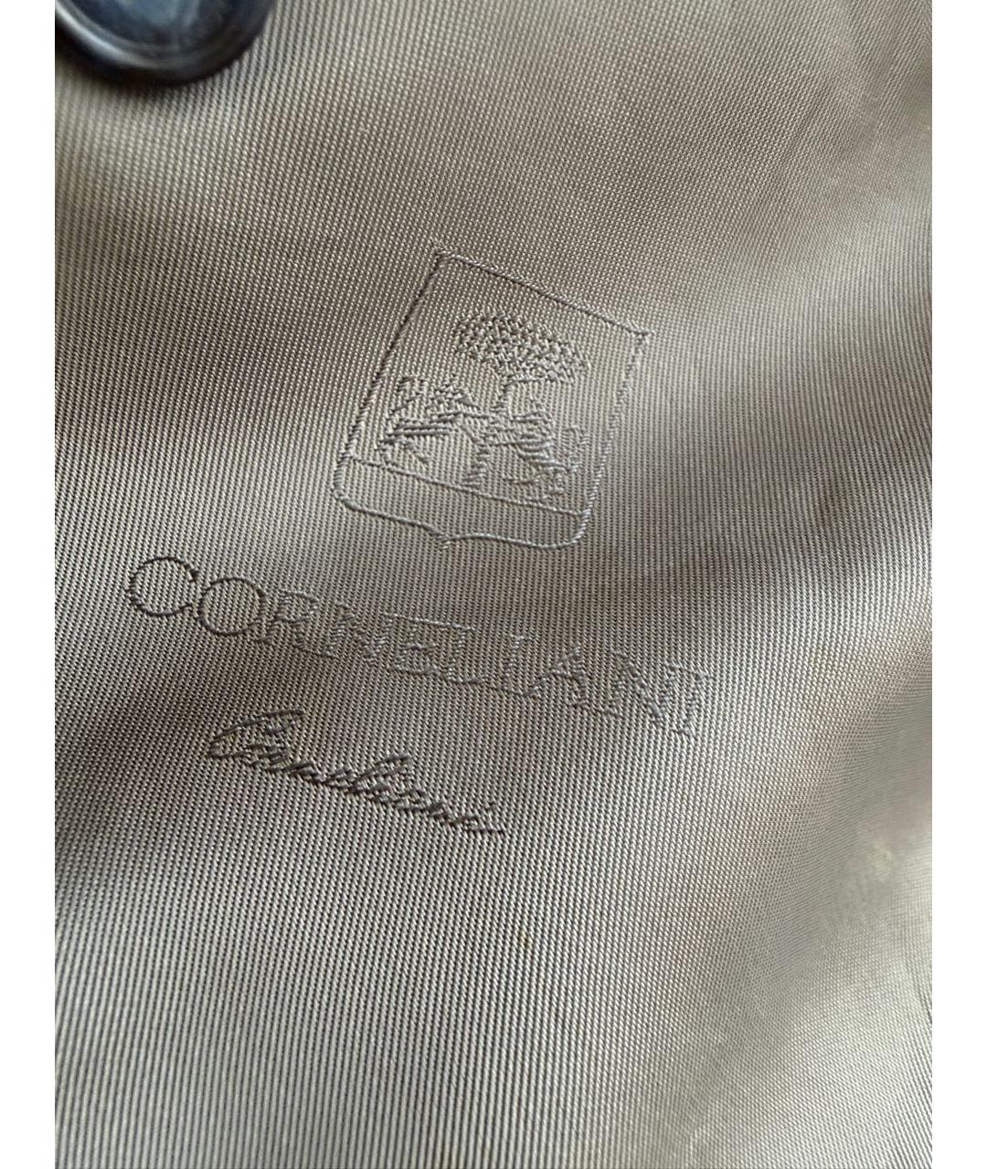 CORNELIANI Темно-синий шерстяной пиджак, фото 4