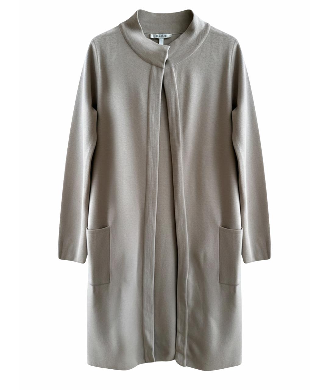 MAX MARA Серый шерстяной кардиган, фото 1