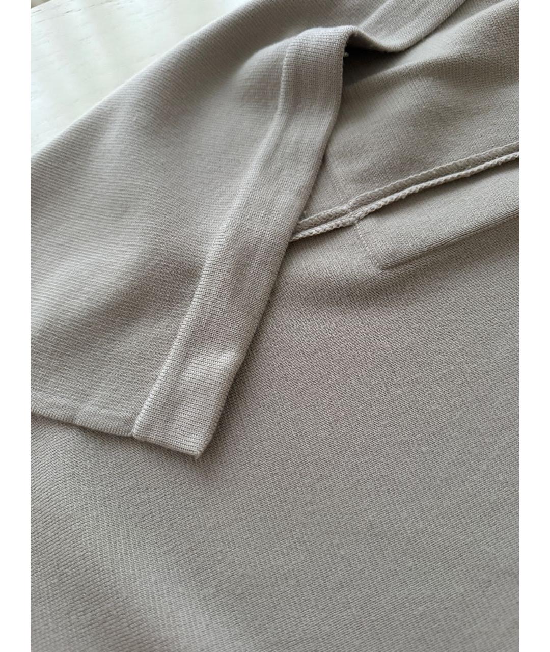 MAX MARA Серый шерстяной кардиган, фото 5