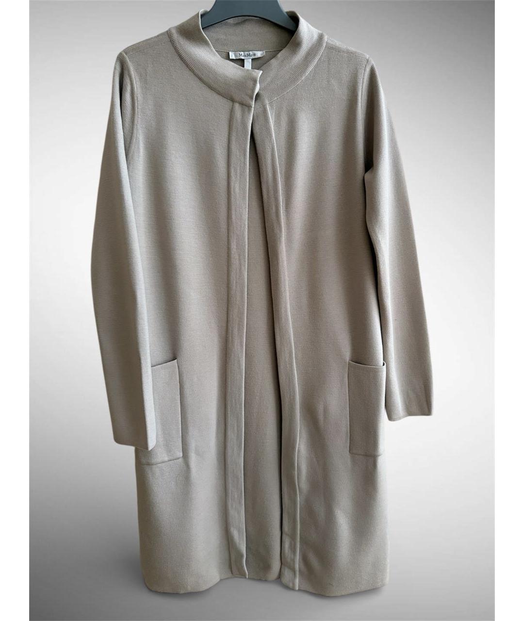 MAX MARA Серый шерстяной кардиган, фото 9
