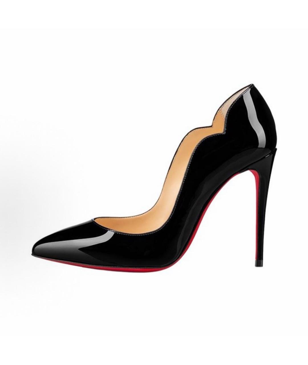 CHRISTIAN LOUBOUTIN Черные туфли из лакированной кожи, фото 9